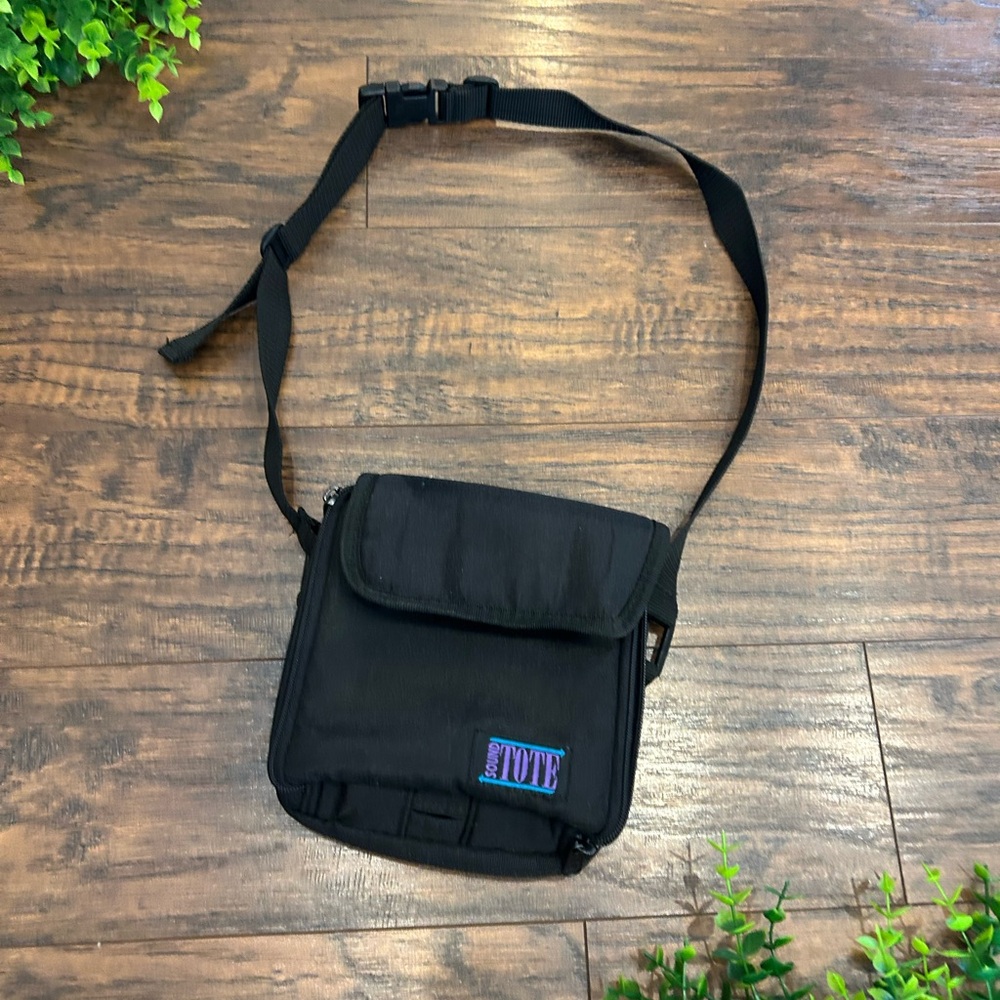 VINTAGE SOUND TOTE Retro Y2K CD Player Bag Case Crossbody Belt Bag